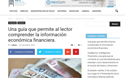 InfoDespachos, medio especializado en el mundo juridico, habla sobre el GuíaBurros: El informe económico financiero